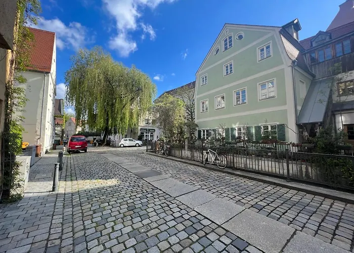 Liboria I Als Gruppe Im Denkmal Augsburgs Διαμέρισμα